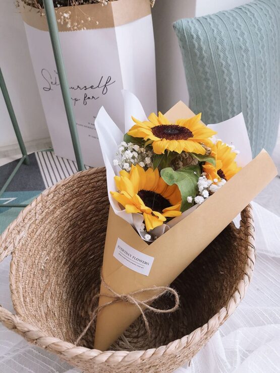 POPCORN Sunflower Bouquet