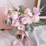 lilac bridal bouquet