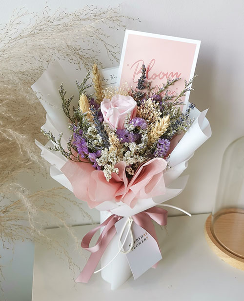 Lilac Preserved Flower Bouquet (永生花束)